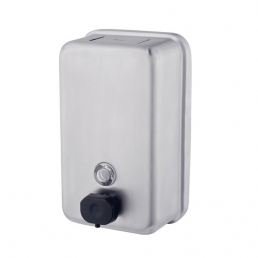 stainless steel vertical soap dispenser 1200ml , Dispensador de jabón vertical de acero inoxidable